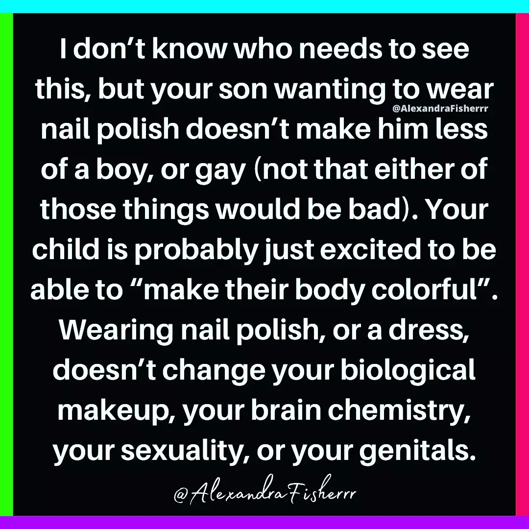 Wearing Nail Polish Doesn't Make Someone Gay - The Mommy Confessions